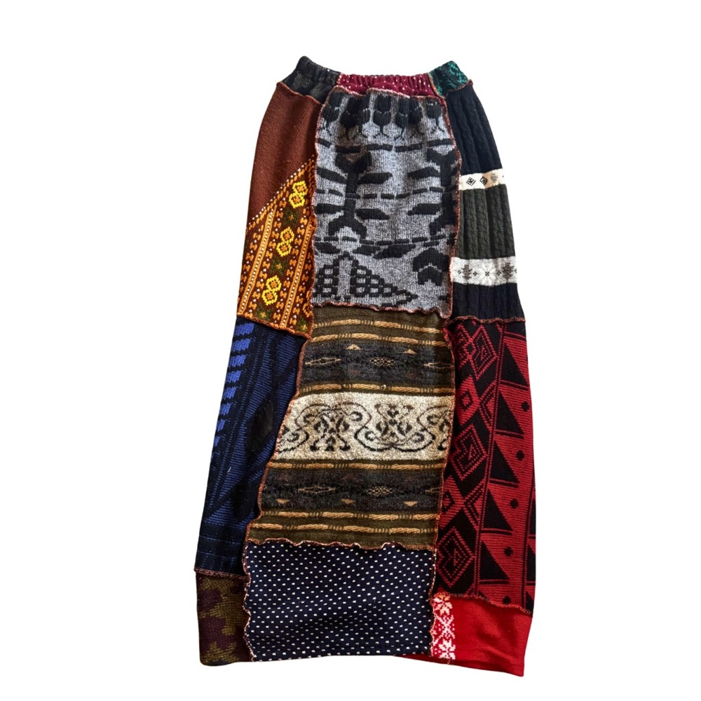 Handmade Quilted Maxi Skirt | M/L
